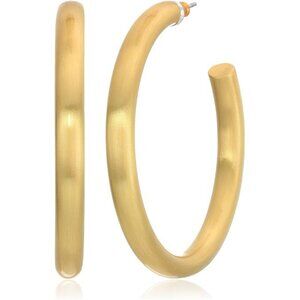 Women's Large Tubular Hoop Earrings
